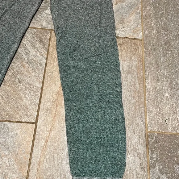 Roots Gray Joggers with Teal Logo - Picture 2 of 7